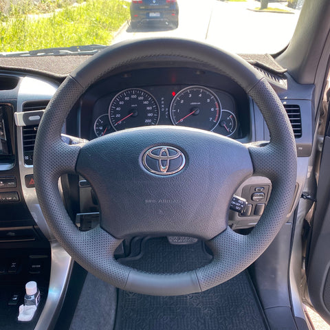 Ready To Ship - Toyota Landcruiser | Hi-Ace | Hilux (1998 - 2006) Steering Wheel Wrap