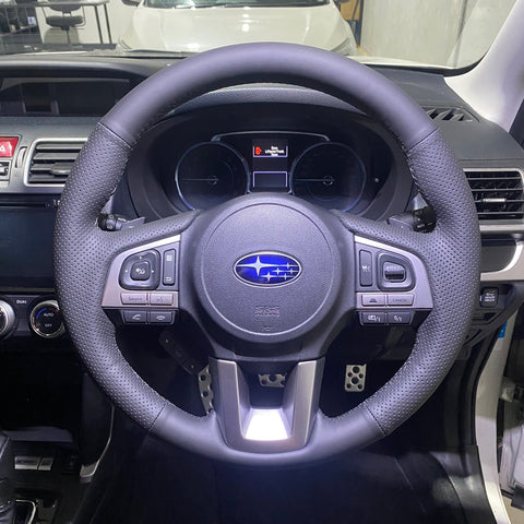 Ready To Ship - Subaru XV | Outback | Forester (2015-2018) Steering Wheel Wrap