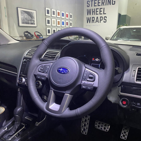 Ready To Ship - Subaru XV | Outback | Forester (2015-2018) Steering Wheel Wrap