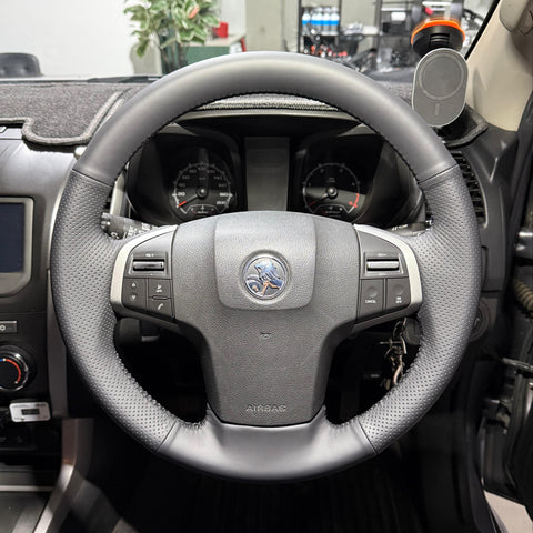 Ready To Ship - Holden Colorado | Isuzu D-Max (2012-2020) Steering Wheel Wrap
