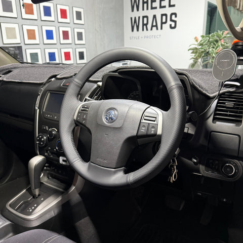 Ready To Ship - Holden Colorado | Isuzu D-Max (2012-2020) Steering Wheel Wrap