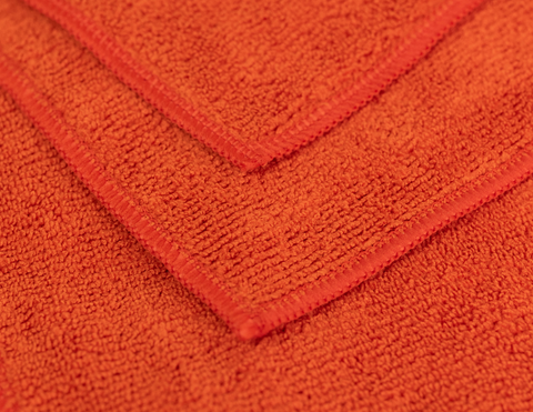 3 Pack - 350gsm Red Microfibre Detailing Cloth