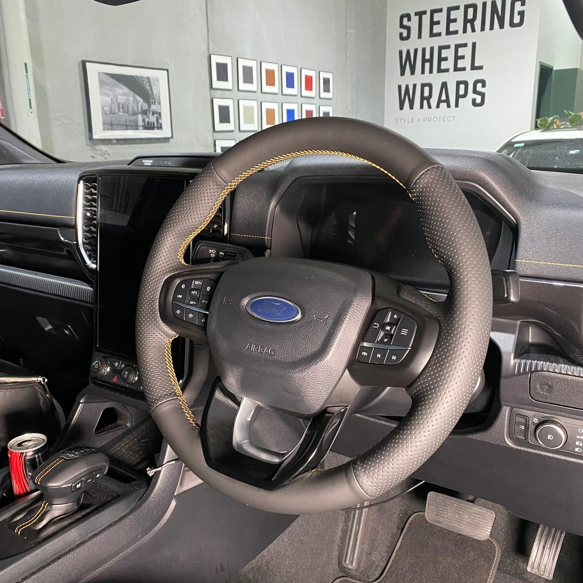 Ford Ranger | Everest Steering Wheel Wrap (Next Gen 2022+)