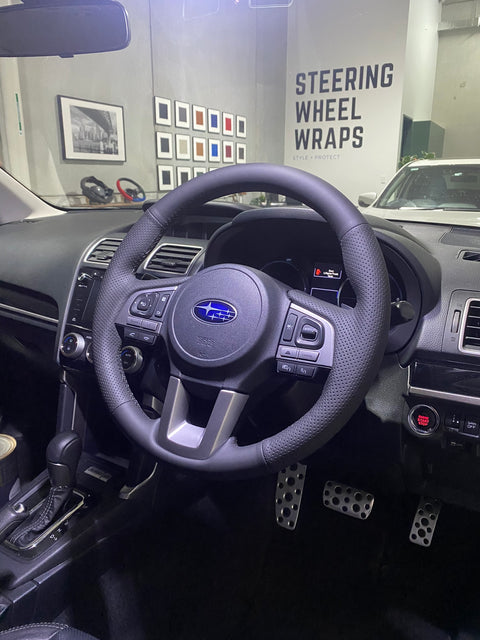 Ready To Ship - Subaru XV | Outback | Forester (2015-2018) Steering Wheel Wrap